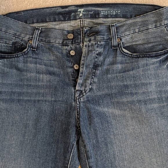 7 For All Mankind "Standard" jeans 33W 31L - Picture 5 of 5